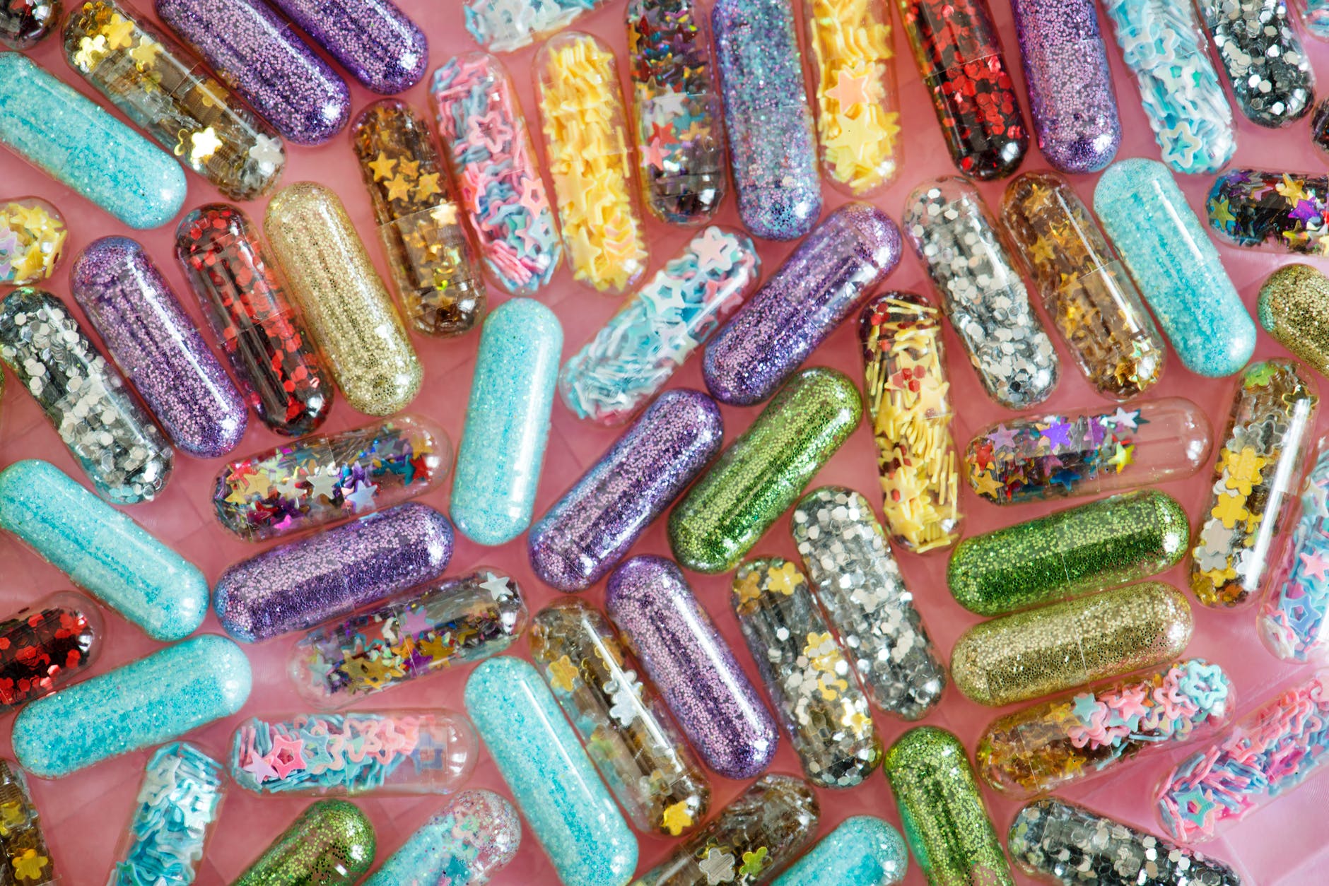 colourful capsules
